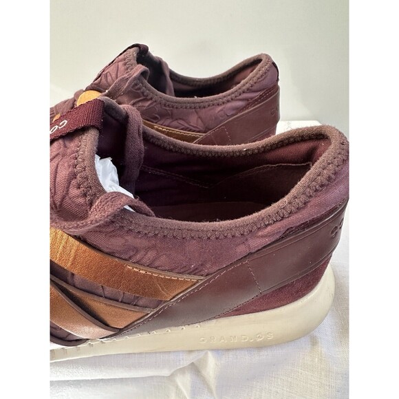 Cole Haan Shoes Women 10B 2.0 StudioGrand Purple Floral Trainer Sneaker W04208 - Picture 7 of 16